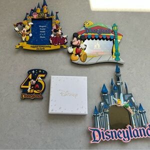 Disneyland Colorful Magnet and Frame Collection- 5 items